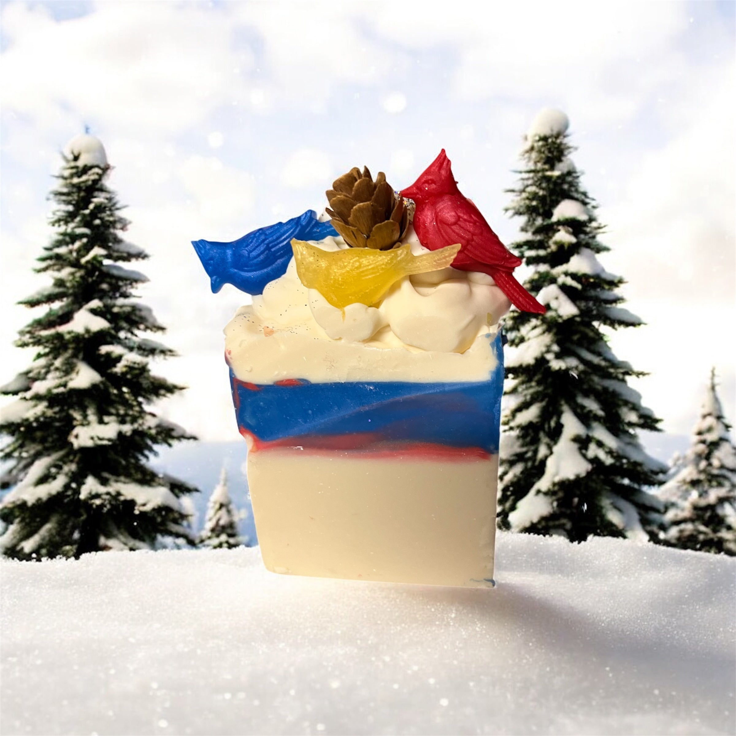 Jackie's Winter Song Bird Soap